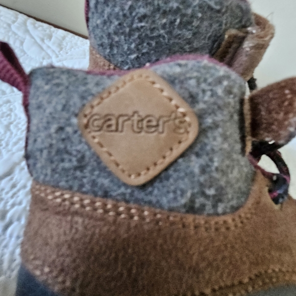 CARTERS Toddler Boys Waterproof Velcro Closure Winter Boots - Picture 2 of 8